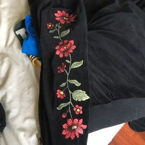 Embroidered tracksuit jacket